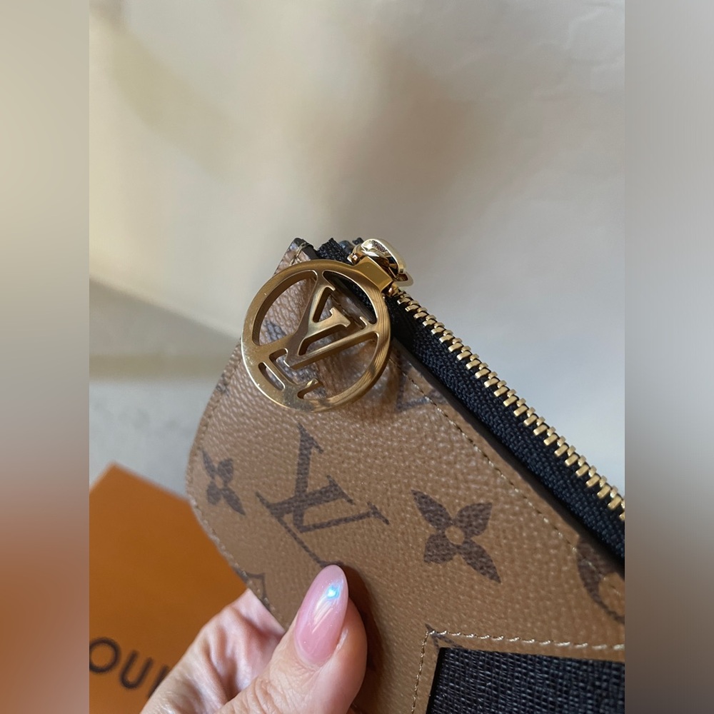 NWT Louis Vuitton Wallet Card Holder Romy Reverse Monogram FULL SET - Picture 8 of 17
